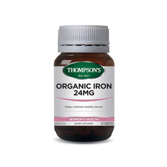 Organic Iron 24mg
